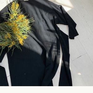 April meets october sold out April dress in black. Like new. Cotton gauze.